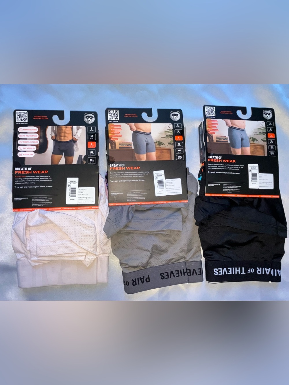 3 Sets of Pair of Thieves SuperFit Boxer Briefs NWT - Picture 2 of 2